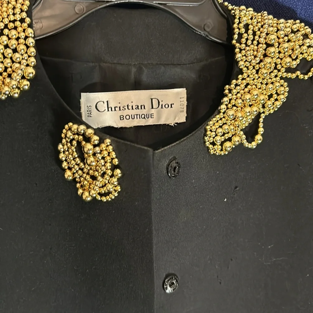 1980 Christian Dior suit and skirt combo